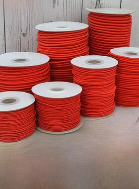 1Mm2Mm进口圆形红色橡皮筋橡皮筋彩色橡皮筋手工高弹性耐磨橡皮筋