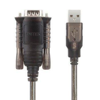 优越者(UNITEK) Y-108 USB2.0转RS232串口连接转换线 1.5米 原 - 实物图