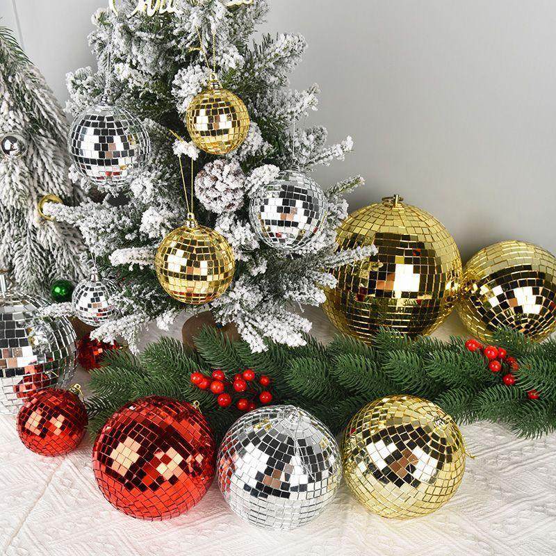 网红镜面球玻璃反光球disco迪斯科球泡沫球KTV舞台装饰灯光镭射球