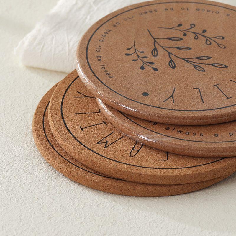 软木隔热垫盘子碗垫杯垫厨房餐桌垫家用创意防烫耐热垫锅垫餐垫