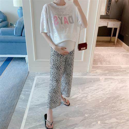 孕妇阔腿裤托腹裤夏季新款2020时尚款宽松阔腿雪纺长裤薄款,孕妇装/孕产妇用品/营养,孕妇休闲裤,淘宝优惠券,粉丝福利购,淘宝优惠卷