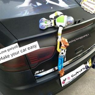 巴斯光年拯救伍迪蜘蛛侠吊坠汽车顶部装饰娃娃汽车尾巴玩具汽车尾