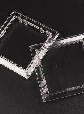 有机玻璃观察窗塑料可视透明镜框配电箱观察框116*116T开孔100X10