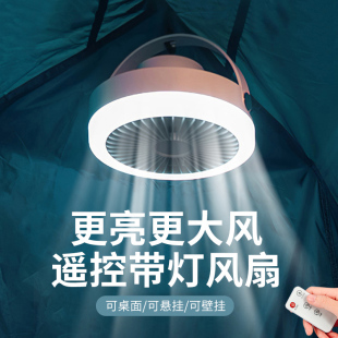 宿舍小风扇吊扇灯学生蚊帐小型大风力静音床上寝室电风扇避暑神器