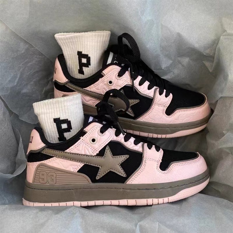 板鞋男设计感小众彩色运r动鞋低帮 情侣休闲时尚百搭德训鞋女秋冬