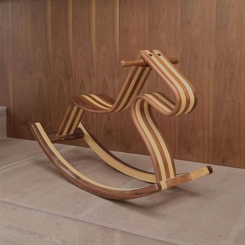 木马儿童摇摇马游乐园宝宝六一周岁生日礼物实木摇椅幼儿木制玩具