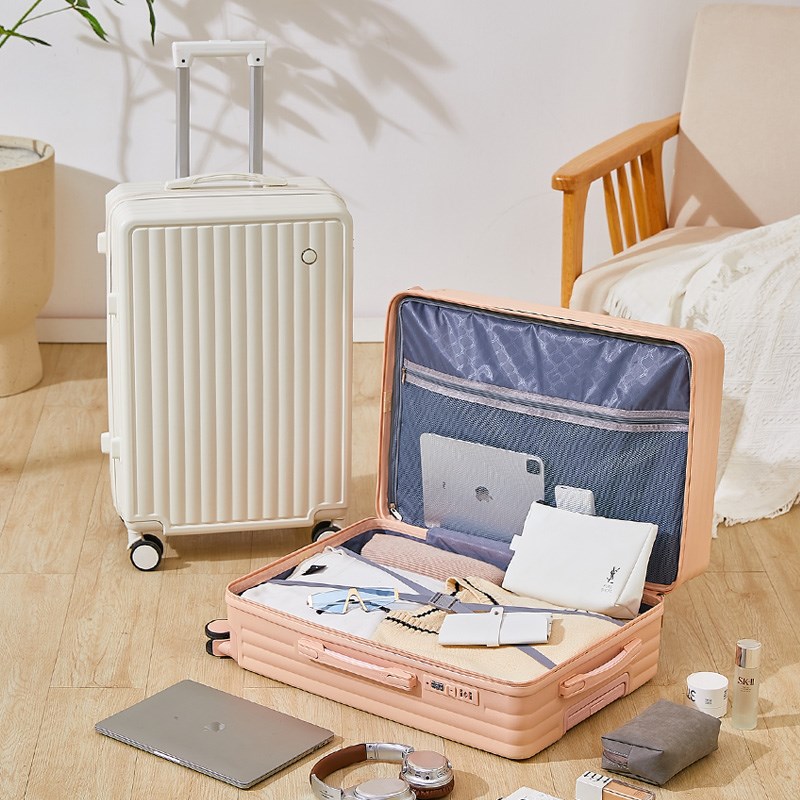 行李箱女新款拉杆箱大容量24寸旅行箱男学生静音S万向轮密码皮箱