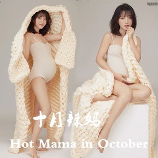 孕妇拍照摄影写真服装p新款影楼可爱孕妈连体衣大肚照写真主题服