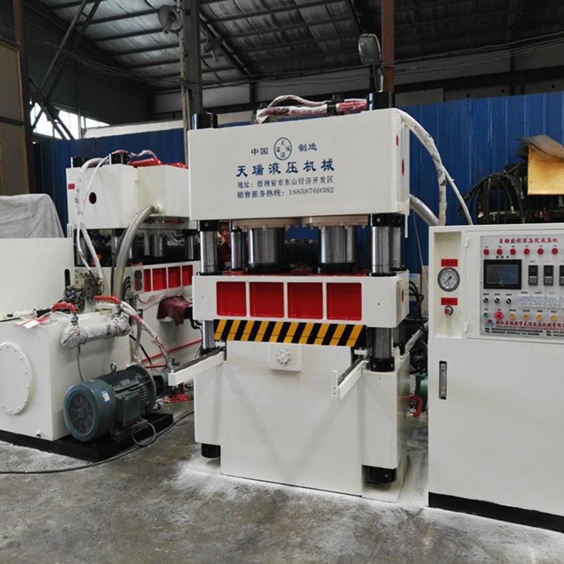 400吨高数深压纹液压机 PVC金箔浮雕花纹的压制成型