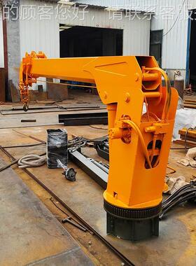 卸兴城渔港货船货固定吊机 皇船岛秦买台渔船吊 乐CZI亭电动船吊