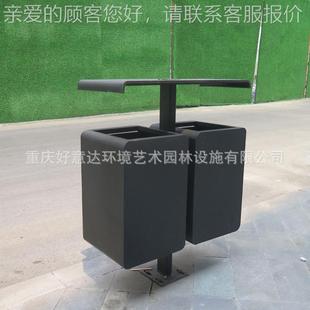 室HBS269外金属垃桶公园广场果皮箱商业街户垃铁圾桶垃圾箱生外产