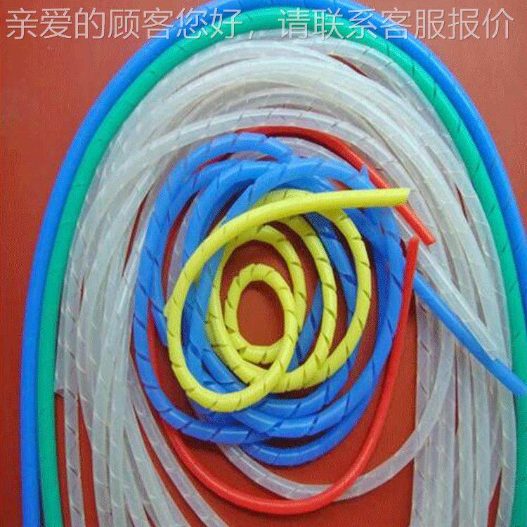 硅胶缠绕管光保纤护套阻燃硅胶管1.35*2*3AOT*54*65*476*9各种颜