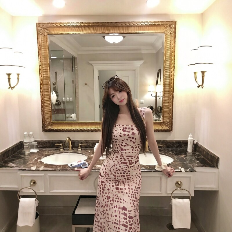 法式温柔风波点吊带连衣裙女2026夏季设计感修身收腰显瘦气质长裙