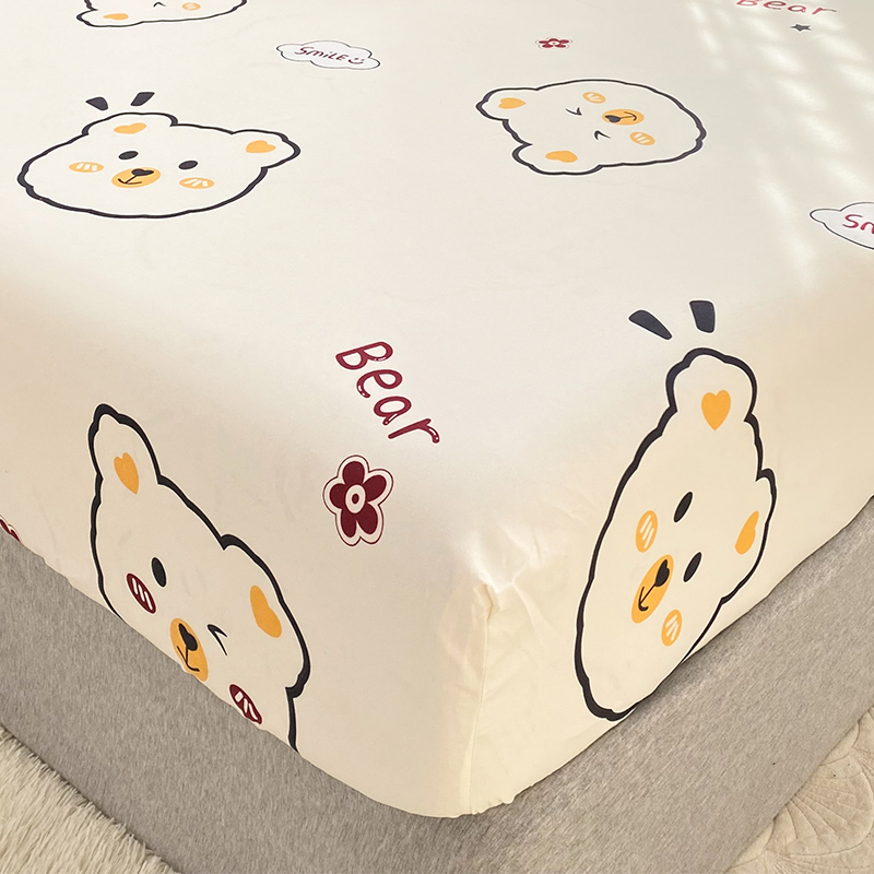 床笠单件冬款全包床罩席梦思床垫防尘保护罩磨毛床套纯水洗棉床单