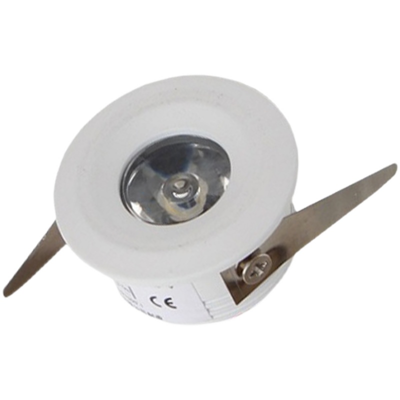 220V直流12V24Vled小射灯1W开孔3.5公分嵌入式室内酒柜展柜牛眼灯