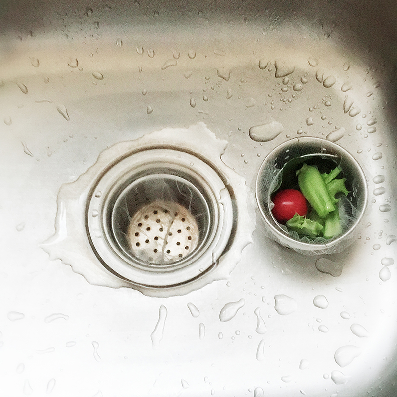 下水道过滤网厨房水槽水池地漏网洗碗池排水口提笼洗菜盆隔水袋网