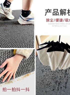 黄色入户门地垫高级感进门门垫门外脚垫家用门口进户门室外地毯