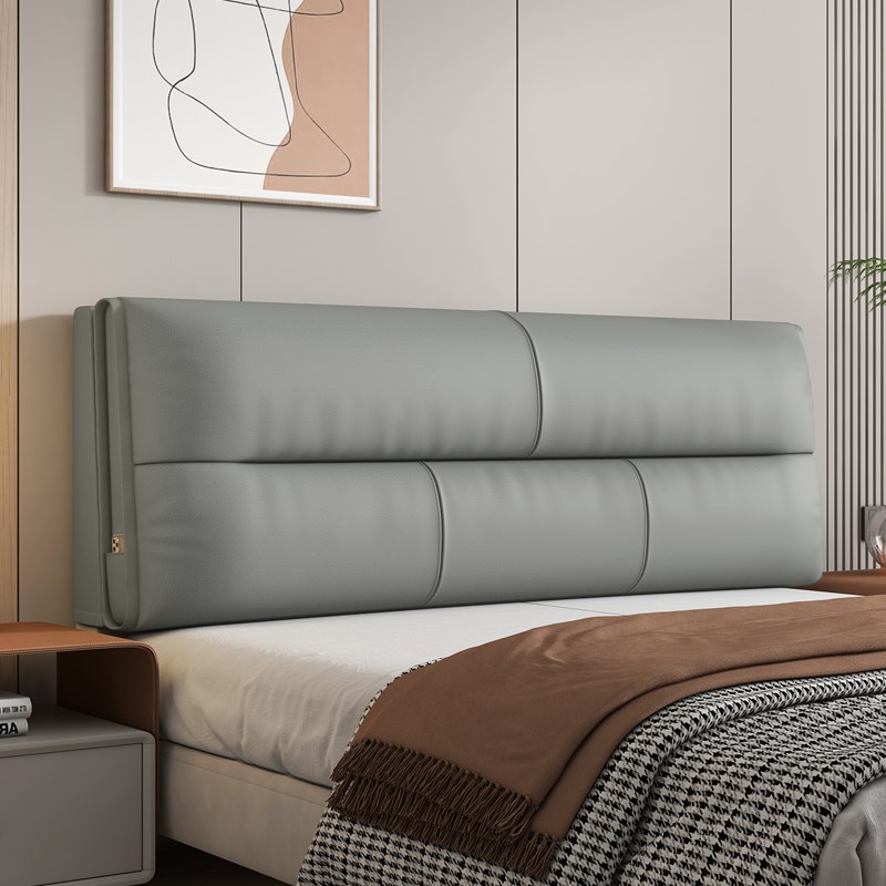 床头软包靠背科技布套罩床上靠垫加厚防撞头靠枕定制双人靠背垫