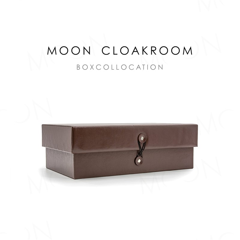 MOON慕空间样板房收纳盒衣帽间装饰品收纳箱皮质盒子道具软装摆件