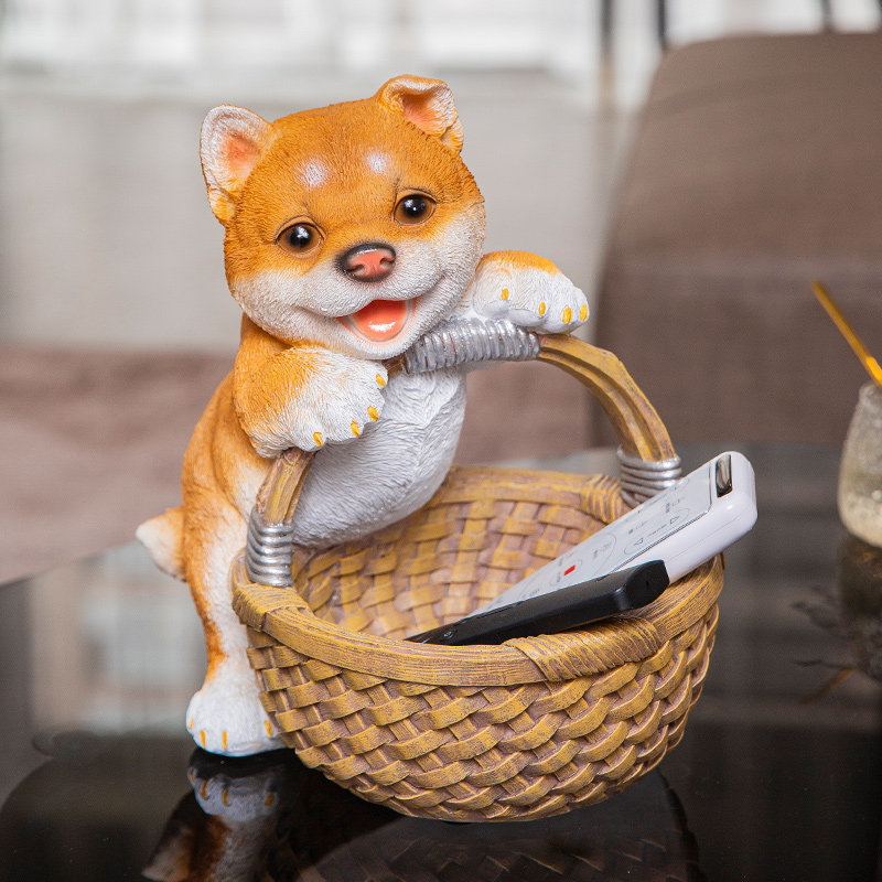 家点靓玄关收纳摆件美式家居饰品客厅装饰门口鞋柜上放钥匙小摆设