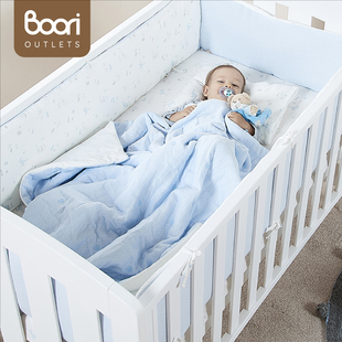 Boori爱达婴儿床围宝宝全棉床上用品8件套被子床笠可拆洗床品套件