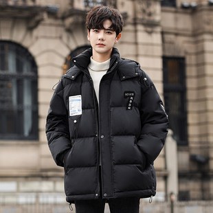 青少年中长款棉衣12岁男孩初中学生13羽绒棉服15大童冬装加厚棉袄