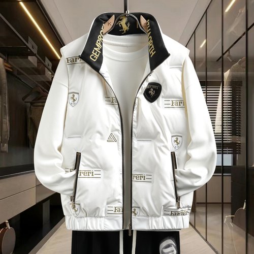 男士羽绒服马甲外穿保暖冬季2024年新款马夹加厚坎肩外套轻薄背心