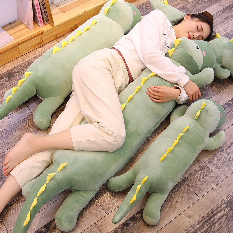 恐龙公仔毛绒玩具可爱玩偶睡觉夹腿长条抱枕可拆洗女生床上大娃娃