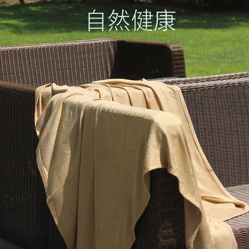 竹纤维盖毯单人冰丝毯夏季凉毯子午休冷感防螨竹炭毛巾被空调薄