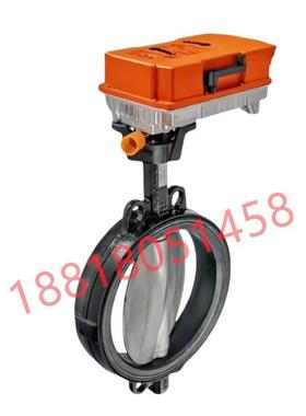 搏力谋电动对夹蝶阀D665N/SR24A-S-5/PRCA-S2-T开关/调节型执行器