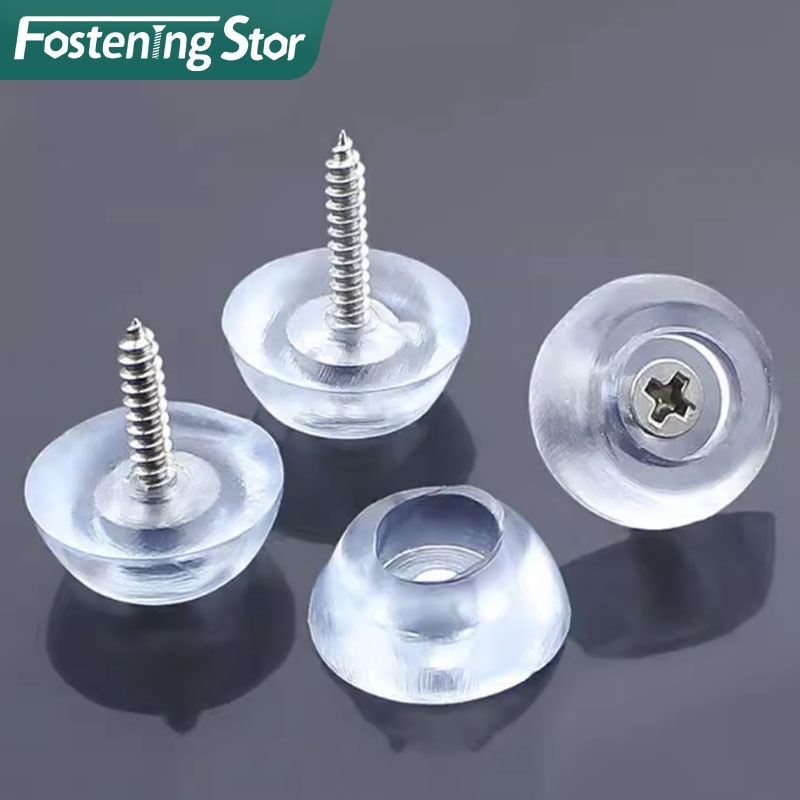 硅胶垫透明软脚垫家具脚钉防滑垫橡胶垫餐椅降噪音静音17mm20mm