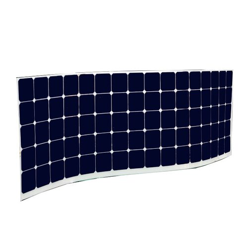 厂家批发sunpower340W半柔性太阳能电池板可弯曲房车游艇专用