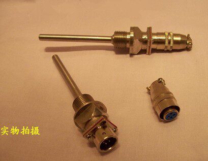 航空插头式热电阻PT100WZP-269热电阻螺纹四分G1/2