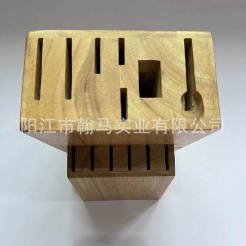 实木刀座实木刀架橡木刀座13件套实木刀架家用收纳置物架竹木