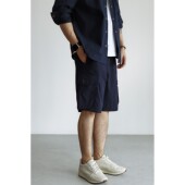 YUXIAN轻量化肌理感日系工装 春夏季 短裤 口袋宽松直筒休闲百搭薄款