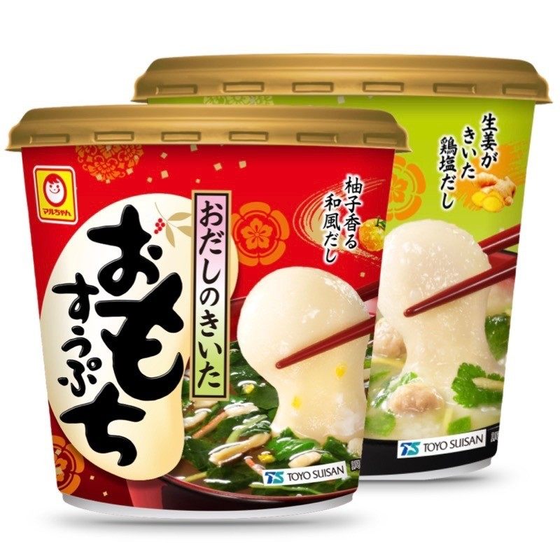 东洋水产低卡鲜汤麻薯年糕日本原装进口速食鸡汤鱼汤海鲜低脂热量