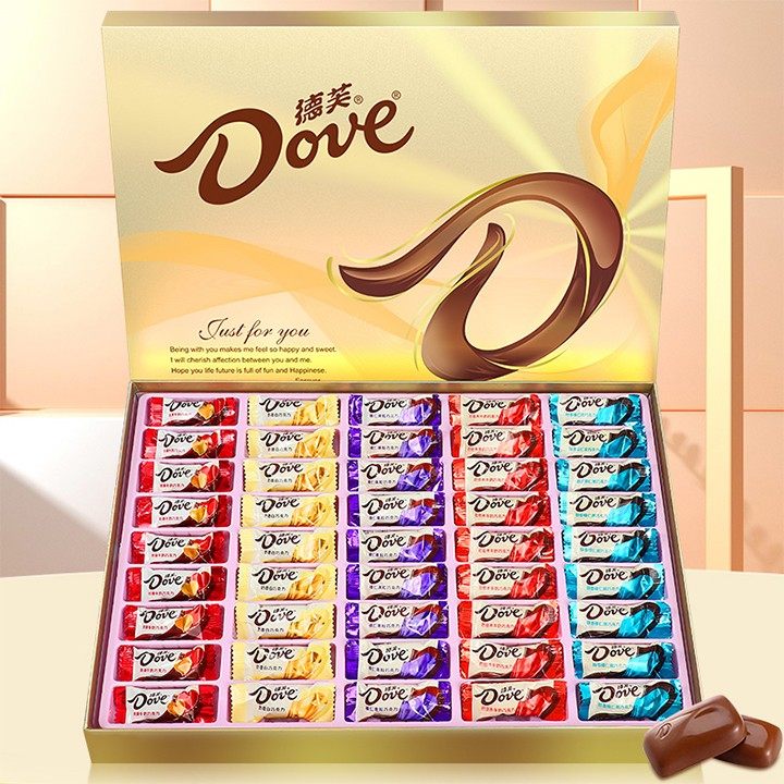德芙巧克力礼盒装实用520送女朋友母亲节生日礼物伴（代可可脂）