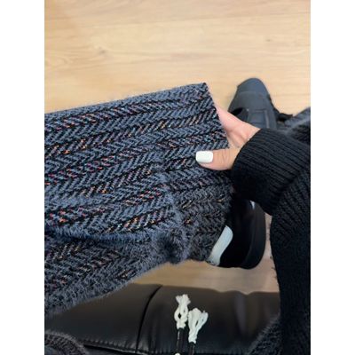 七彩灰灯芯绒加厚休闲裤男款秋冬慵懒风宽松裤子高级感垂感运动裤