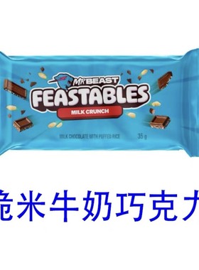 冰袋发货feastables秘鲁Mr Beast野兽先生零食牛奶巧克力35g
