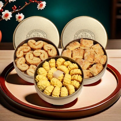 澳门特产小花曲奇千层酥蝴蝶酥澳门手信小金罐门店款零食年货送礼