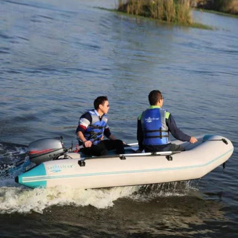 速澜【3.6米可坐6人+马达】冲锋舟快艇充气船橡皮艇加厚耐磨硬底