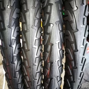 26寸195山f地车内外胎实心胎自行车真空胎免充气轮胎26X195 212