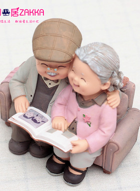 创意客厅酒柜电视柜情侣小摆件闺蜜结婚节日老人纪念礼品父母生日