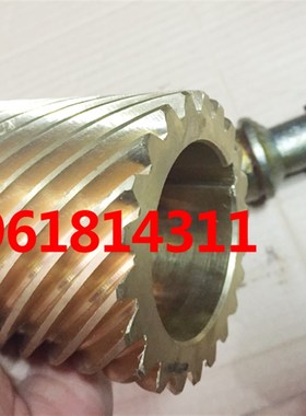 无心磨床配件M1083 险峰机床厂齿轮轴 螺旋齿轮 斜齿轮磨床配件