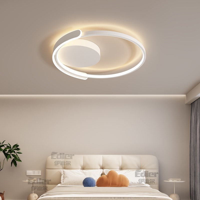 全光谱护眼房间卧室现代简约大气吸顶灯led极简创意新款中山灯具