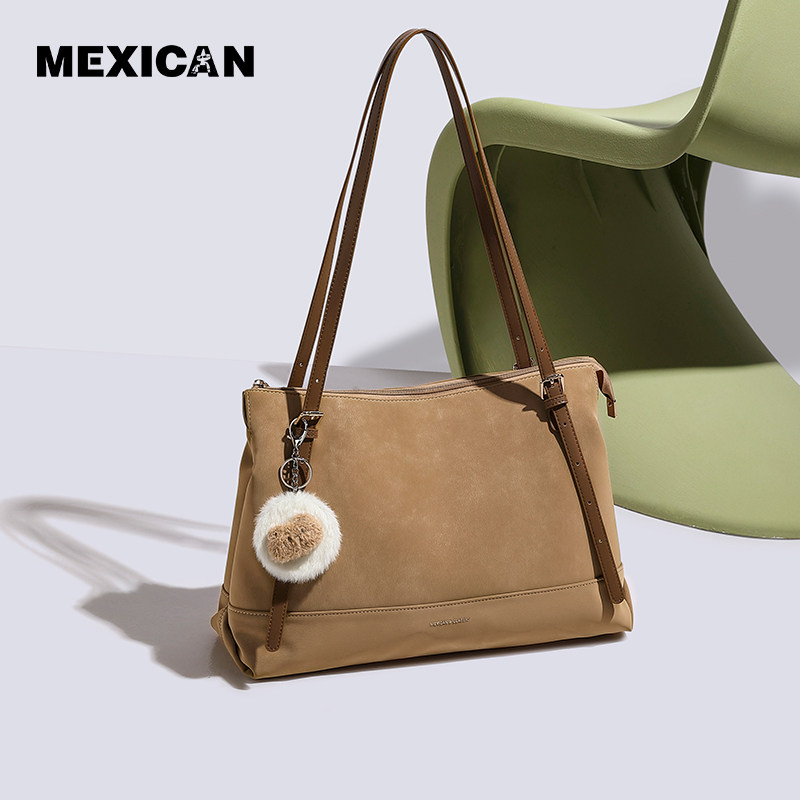 稻草人新款托特包秋冬大容量包包质感通勤单肩包百搭简约休闲女包