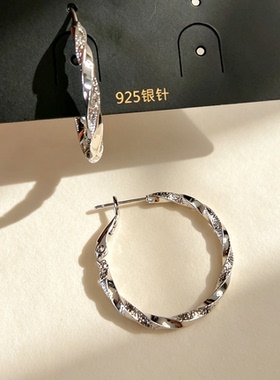 DNE925银针夸张配饰时尚简约女士铜款耳环欧美大耳环热卖爆款
