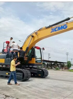 挖掘机配件 徐工XE75 135 215 225 245 305 335DA纯蓝色全车贴纸