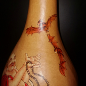 天然葫芦手工 弥勒 非遗烙画转印 坐忘堂 客厅电视柜玄关摆件装 饰