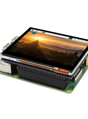 树莓派显示屏 3.5寸262K彩色显示屏LCD模块640480像素 DPI通信
